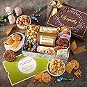 Broadway Basketeers Sympathy Gift Box - Individually Wrapped Gourmet Snacks, Desserts and Cookies Gift Box for Funeral, Shiva or Memorial - Snack Box
