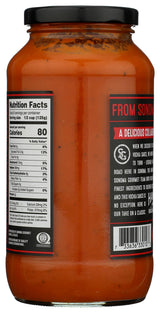 Sonoma Gourmet, Pasta Sauce Vodka Cream Organic, 25 Ounce