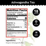 Buddha Teas - Ashwagandha Root Tea - Herbal Tea - Promote Cleansing & Wellness - With Antioxidants & Minerals - Clean Ingredients - Caffeine Free - OU