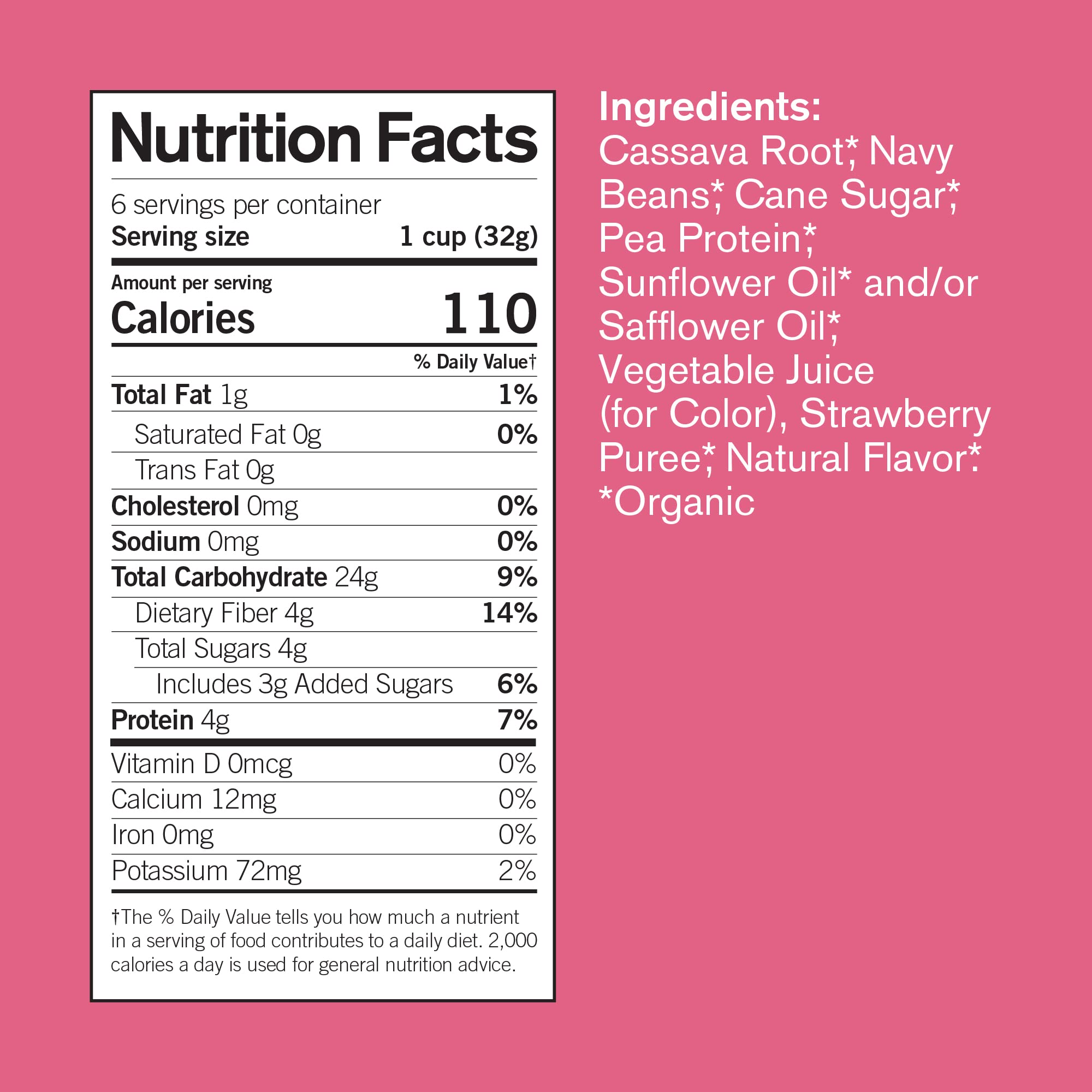 Forager Project, Cereal Strawberry Grain Free Organic, 8 Ounce