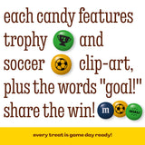 M&M'S Brazil Soccer Milk Chocolate Candy, 2 lb Bulk Resealable Bag