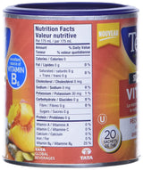 Tetley Super Herbal Tea Boost: Peach Ginger & Dandelion with Vitamin B6 - 20ct Imported from Canada