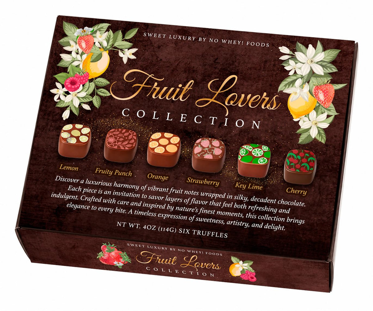 Fruit Lovers Truffles, 6 PC - Vegan, Dairy Free, Allergy Friendly