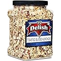 Gourmet Toasted Sliced Almonds by It's Delish - 28 Oz Bulk Reusable Jumbo Container - Premium Oven Fresh Dry Roasted - Healthy Snack, Topping