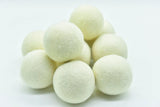 Pack of 10 Wool Laundry Dryer Ball by GK&CO-Reusable Extra Large Premium Natural Fabric Softener, Reduces Clothing Wrinkles, Eco-Friendly~Made of 100%