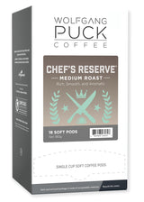 Wolfgang Puck Coffee, Chef's Reserve, Medium Roast, 9.5 Gram Soft Pods, 18-Count (Pack of 3)