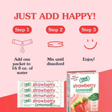 True Lemon Strawberry Lemonade 30ct (Pack of 1) - Drink Mix - No Artificial Sweeteners, Low Calorie - Powdered Drink Mixes & Flavors - Water Flavor