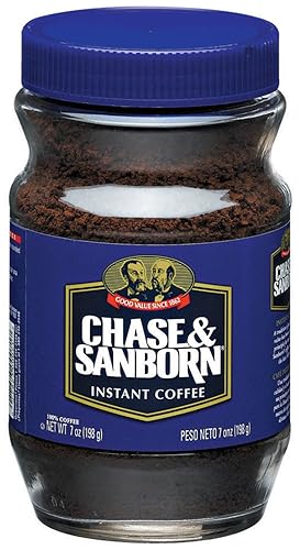 Chase & Sanborn Coffee, Regular Instant Coffee Jar, 7 Ounce