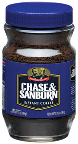 Chase & Sanborn Coffee, Regular Instant Coffee Jar, 7 Ounce