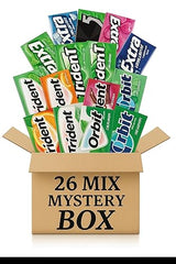 26 MIX chewing gum Mix variety pack Assorted Flavors 5 Gum, Extra, Orbit & Trident Long Lasting Sugar Free Chewing Gum 20 Variety Flavor packs