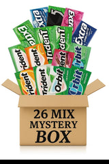 26 MIX chewing gum Mix variety pack Assorted Flavors 5 Gum, Extra, Orbit & Trident Long Lasting Sugar Free Chewing Gum 20 Variety Flavor packs