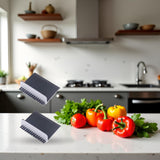2 Pcs Black Kitchen Sink Squeegee Cleaner Countertop Brush Wiper Vegetable Cleaning Brush Wiper Home Kitchen Tool Fruit and Vegetable Cleaning Brushes