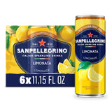 San Pellegrino Sparkling Fruit Beverages Variety Pack, 11.15 fl oz Cans - 24 Pack - Blood Orange, Lemon, Prickly Pear & Pomegranate Orange
