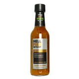 Hell Fire Detroit Beer Habanero Scorpion Hot Sauce (Extra hot), Crafted with Fresh, Fire-Roasted Habanero and Trinidad Scorpion Chile Peppers