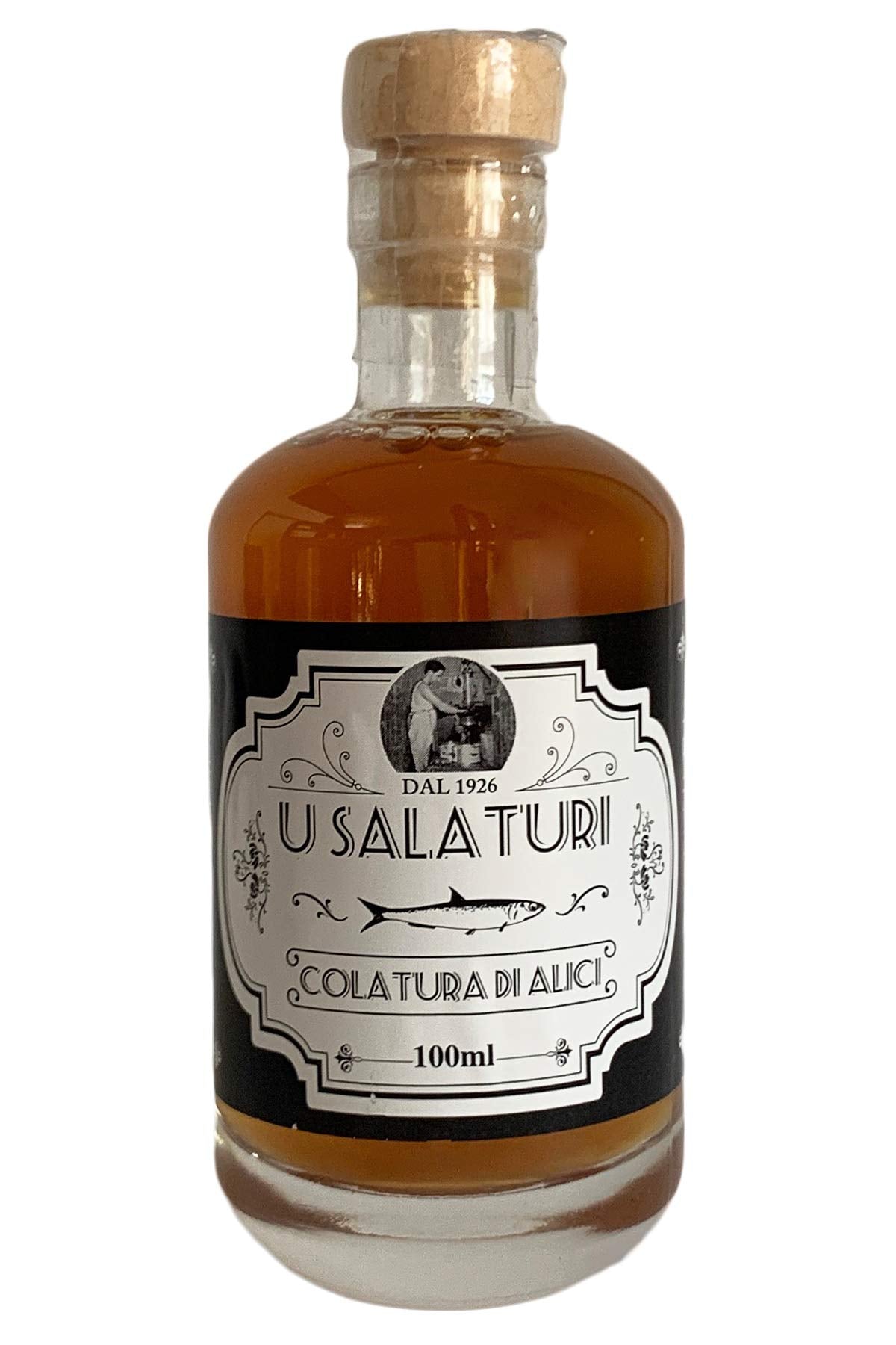 U SALATURI Colatura Anchovy Juice from Sicily 3.38 Fl Oz