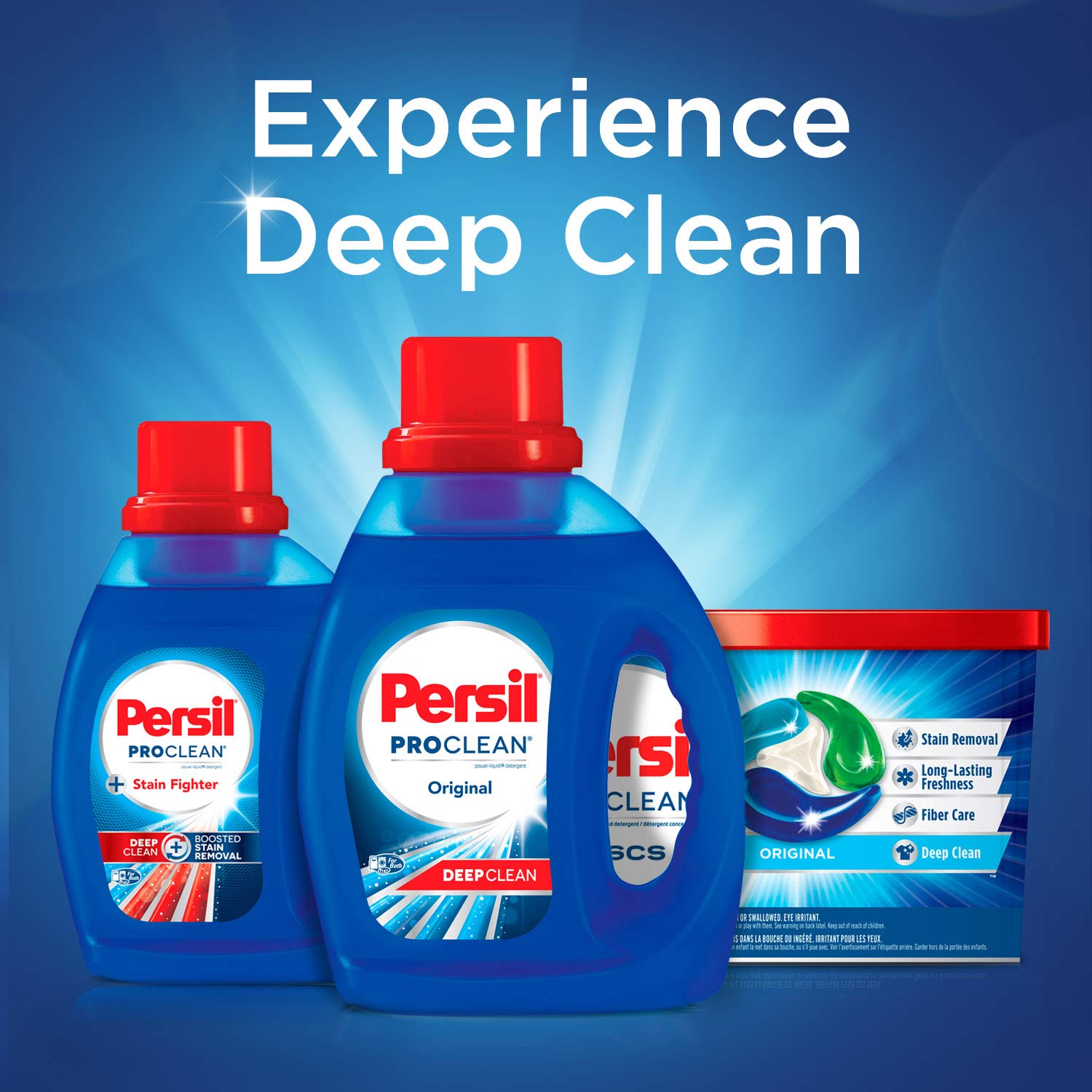 Persil ProClean 2-in-1 Liquid Laundry Detergent, 75 Loads, 150 Fl Oz