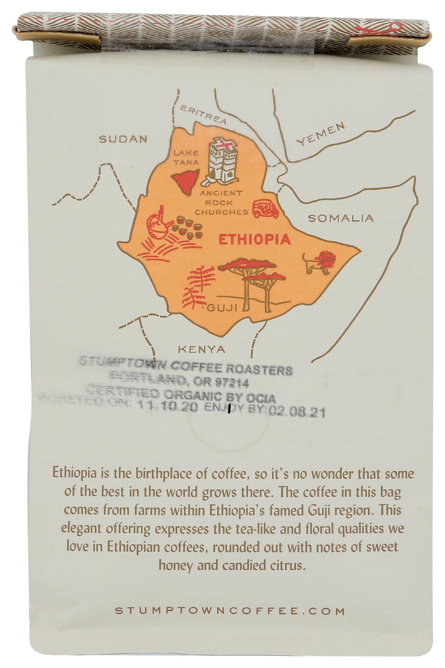 STUMPTOWN COFFEE ROASTERS Organic Ethiopia Guji Coffee, 12 OZ