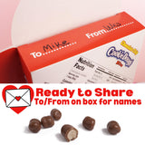 Cookie Dough Bites Heart Box, Original Chocolate Chip Flavored, Festive Candy Gift, 6 Ounces