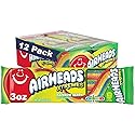 Airheads Xtremes Belts Candy, Chewy Candy Package, Rainbow Berry Fruit Flavor Artificially Flavored, 3 Ounces (12-Pack)