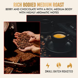 Organic Espresso Ground Coffee, Fine Grind Espresso Grounds Gourmet, Caffeinated Ground Espresso Coffee, Organic Espresso Blend with Sumatra French