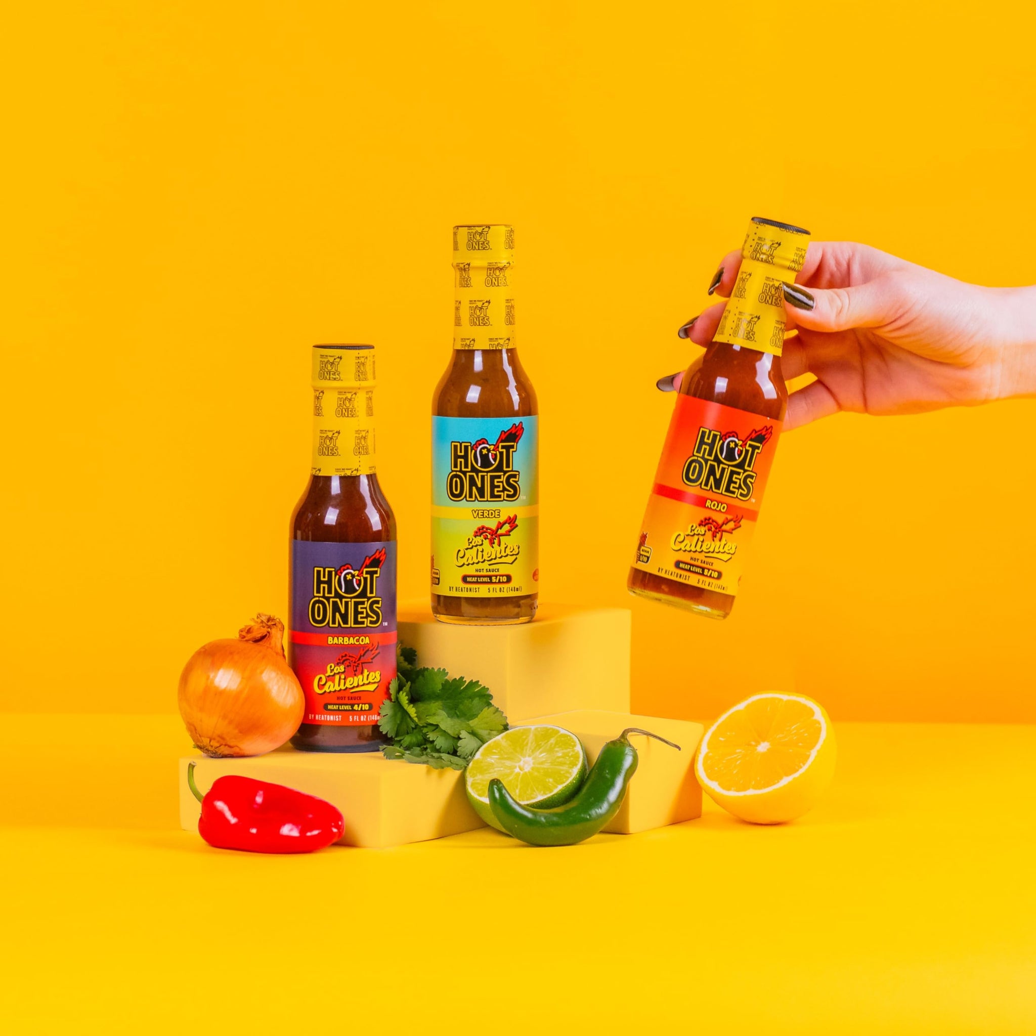Hot Ones | Los Calientes Trio - Original, Rojo & Barbacoa