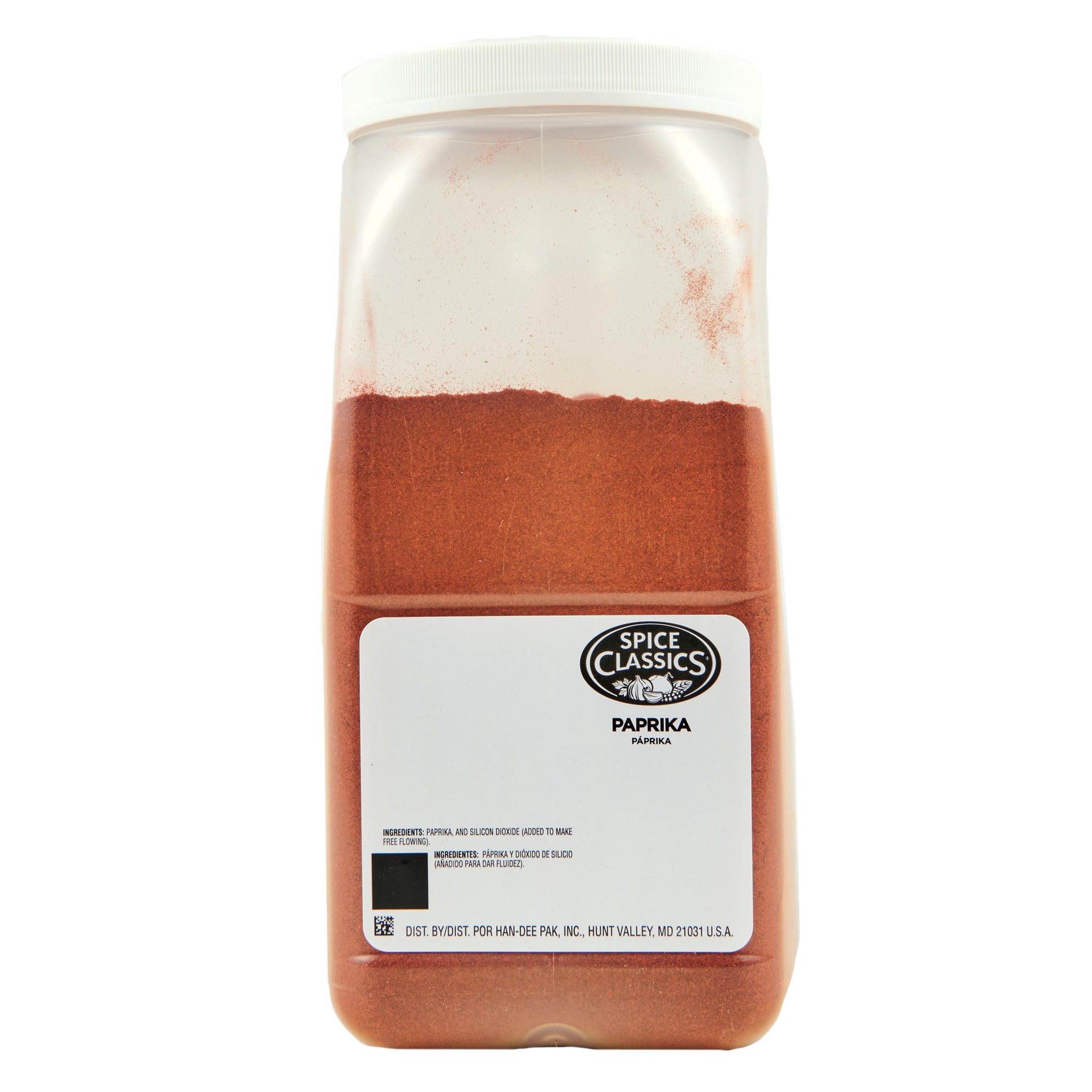 Spice Classics Paprika, 4.5 lb - One 4.5 Pound Container of Bulk Paprika Powder, Perfect for Garnishing and Flavoring Eggs, Soups, Stews, Sauces