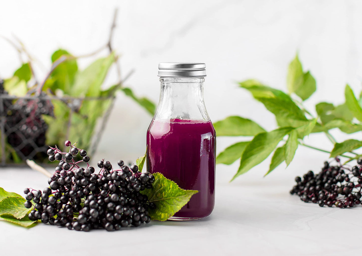 Food to Live Black Elderberry Juice Powder,12 Ounces - Raw Dried Berries, Unsulfured, Vegan, Bulk, For Baking, Juices, Smoothies, Yogurts, Instant