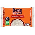 BEN'S ORIGINAL Enriched Long Grain White Rice, Parboiled Rice, 10 lb Bag