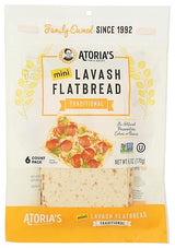 Atoria's Family Bakery Mini Traditional Lavash Flatbread 8-Packs of 6 Sheets (48 Sheets) (8-Packs of 6 Sheets (48 Sheets))