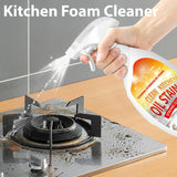 HOLVA 2026 New Heavy-Duty Kitchen Degreaser Foam Cleaner, Clean Kitchen Up Oil Stains Spray, Heavy Oil Stain Grease Cleaner, Multi-purpose Foam