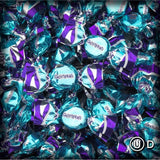 GLITTERATI All Natural Deluxe Mint Italian Miniature Hard Candies, Individually Wrapped Gourmet Candy, Vegan, Gluten Free, Non-GMO, Resealable Pouch