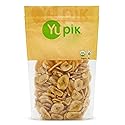 Yupik Organic Sweetened Dried Banana Chips, 14.1 Oz, Gluten-Free, Kosher, Non-GMO, Vegan, Sliced Dried Fruits, Lightly Sweetened, Crunchy Snacks