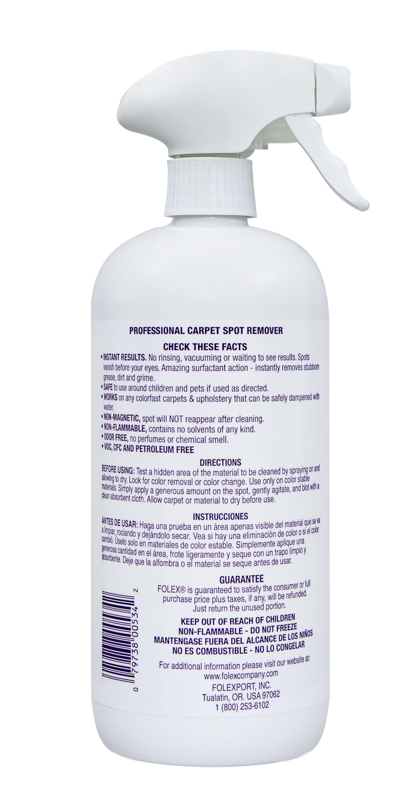 FOLEX Professional Carpet Spot Remover, 34oz