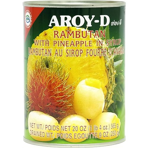 Fruits in Syrup (Rambutan with Pineapple) - 20oz (Pack of 6)