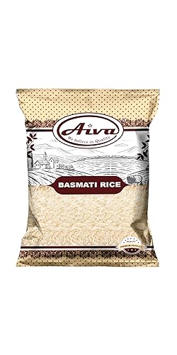 AIVA Extra Long Indian White Basmati Rice | Extra Long Basmati Rice - 4 LB