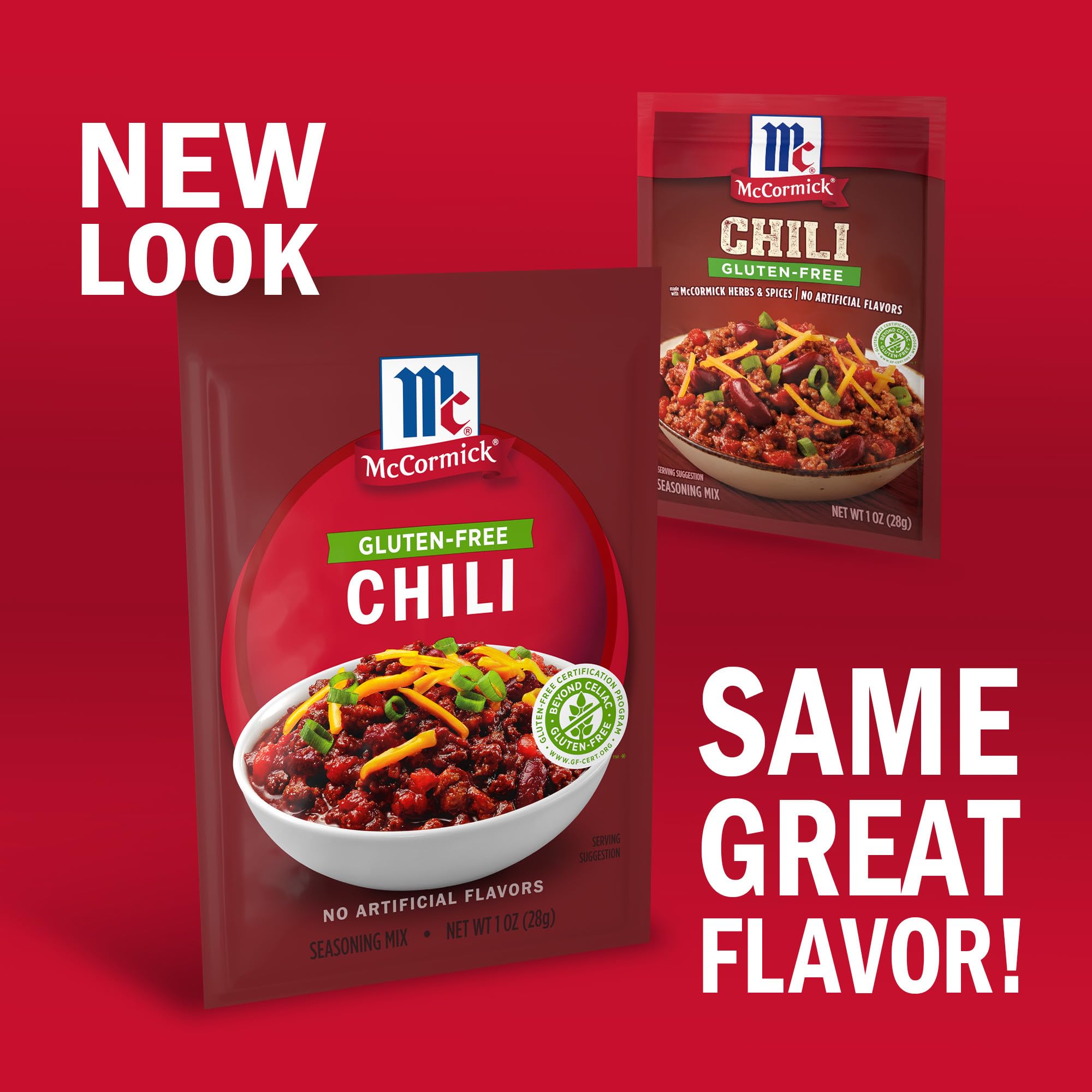 McCormick Gluten Free Chili Seasoning Mix, 1 Oz