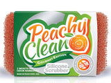 Gourmet Silicone Scrubber by Peachy Clean (Qty 1) with Fresh Peachy Fragrance