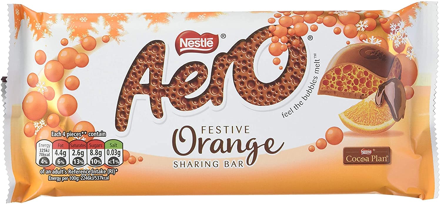 Nestle Aero Festive Orange 90g (Pack of 2)