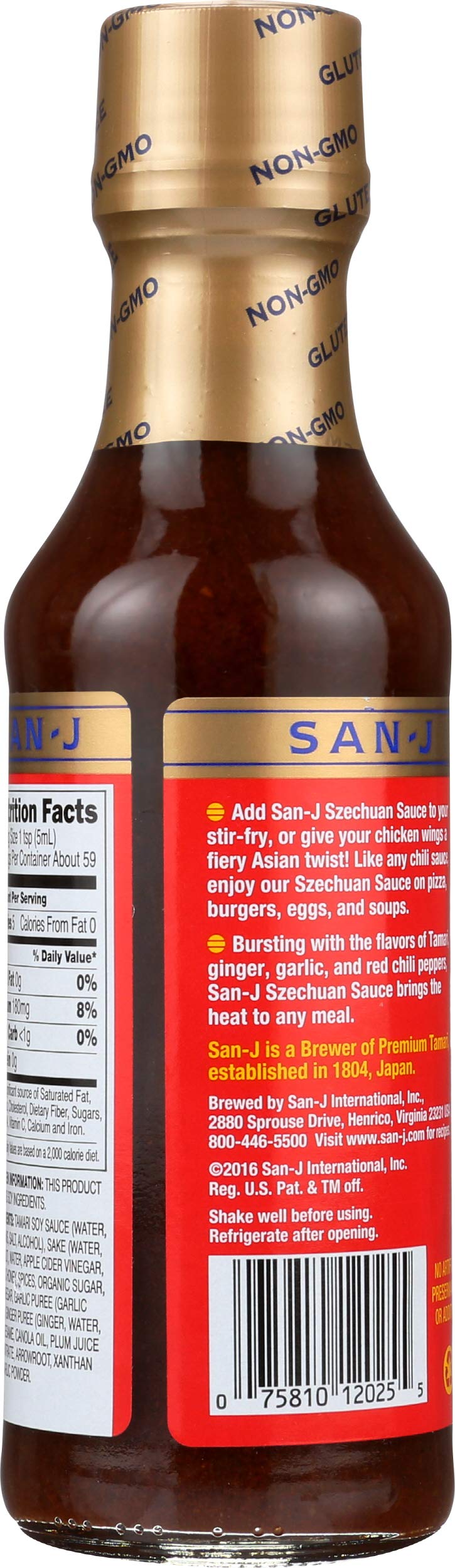 San J Sauce Szechuan Ht&Spcy Gf