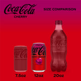 Coca-Cola Cherry Zero, 12 fl oz, 12 Pack