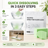 UsLikeDiy Multi-surface Floor Cleaning Tablets, High Efficiency Concentrated Cleaning Pods, Suitable for Hardwood Tile Laminate Home Indoor Use