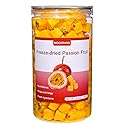 MOCKRAND Freeze Dried Passion Fruit 8.81oz /250g, Pure Passionfruit Chunks, Dehydrated Dried Passion Fruit Frozen for Tea, Drinks, Smoothies, Baking