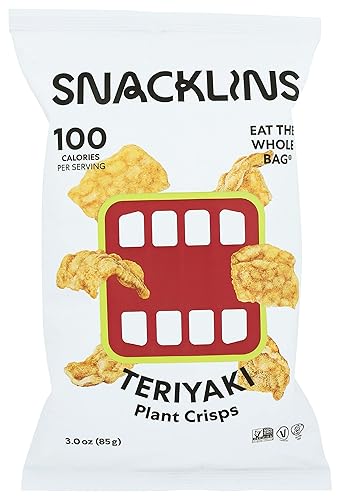 SNACKLINS Teriyaki Plant Crisps, 3 OZ