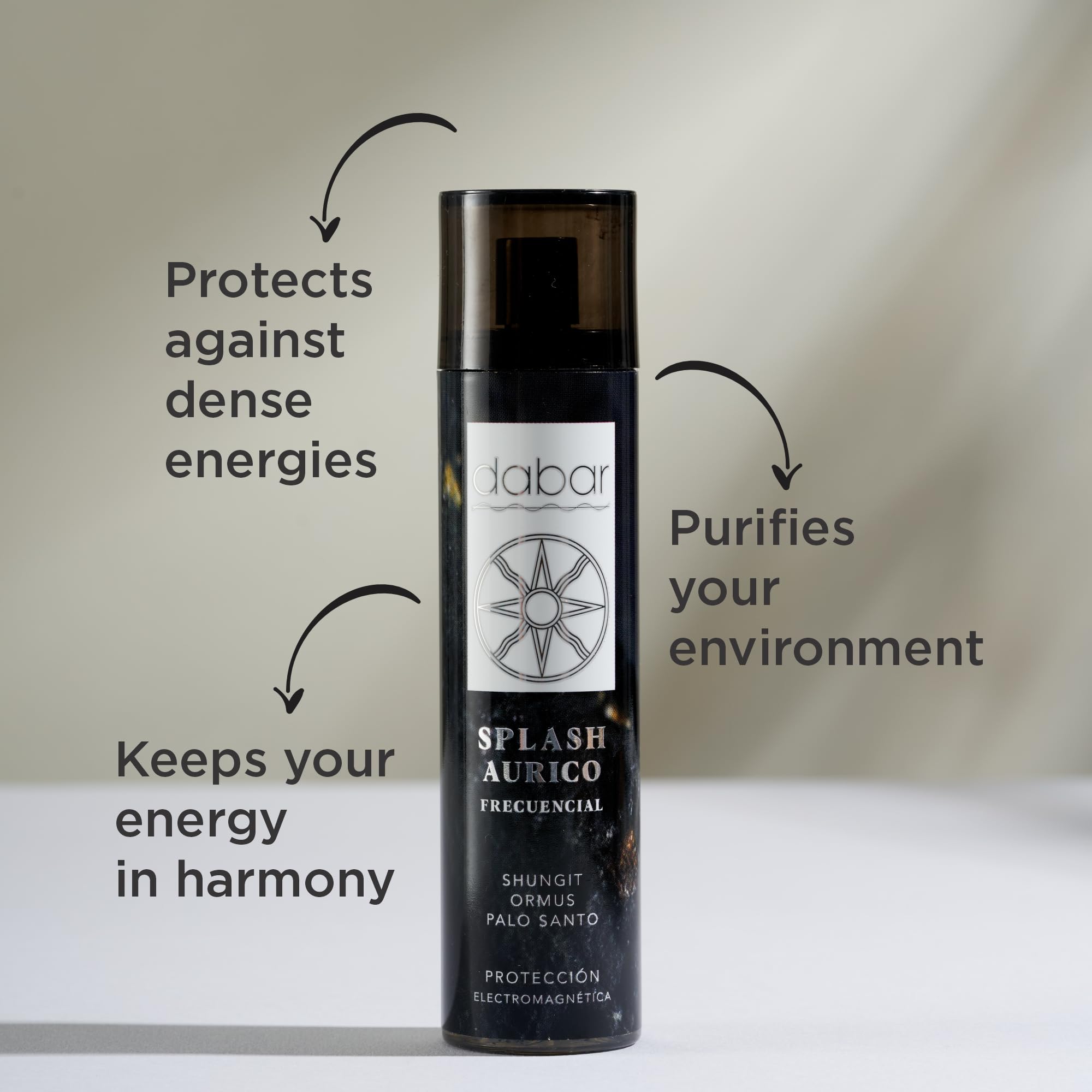 Ormus Patagonia Dabar Frecuencial - Splash AURIC SHUNGIT Protection - 100ML- Shungite, Ormus & Lignum Vitae Spray