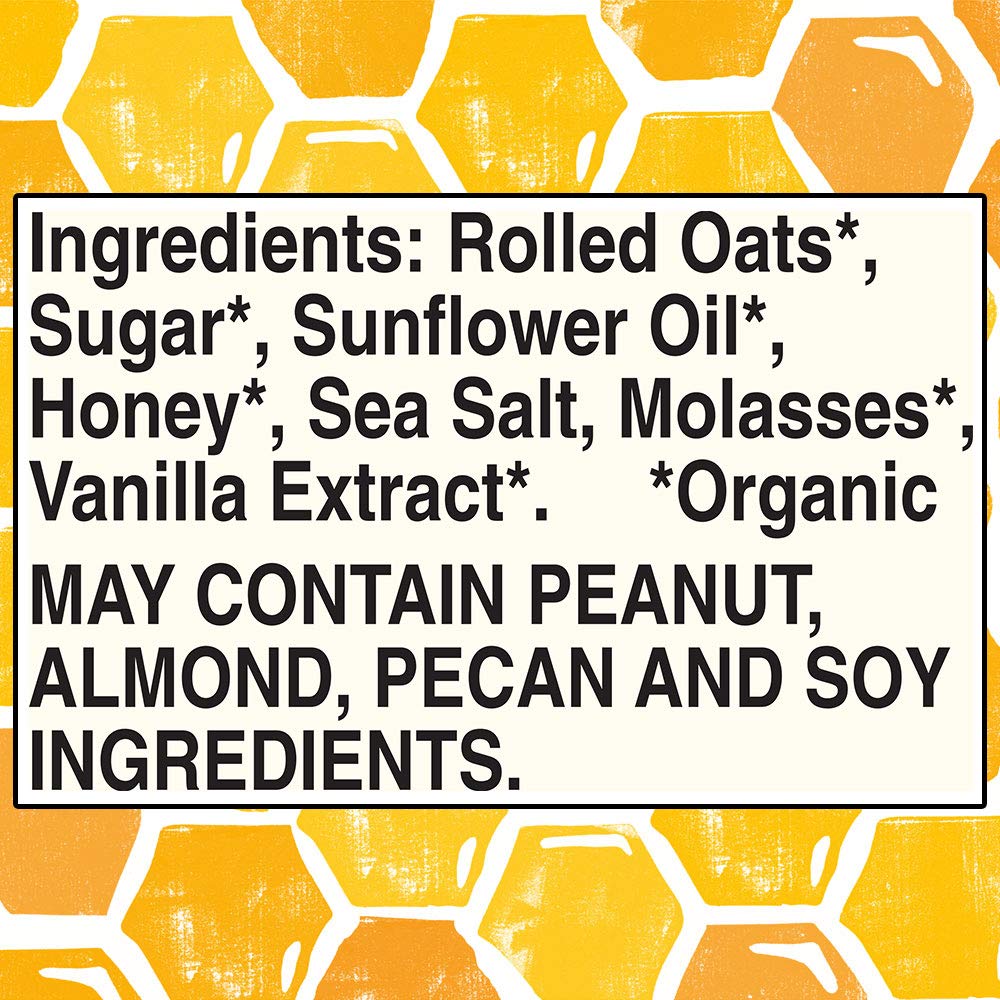 Cascadian Farm Organic Granola Bars, Oats & Honey, 5 Pouches (2 Bars per Pouch)