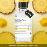 Dolce Flav Natural Pineapple Extract - 2 oz Water-Soluble Pure Pineapple Flavoring Drops for Baking, Drinks & Desserts | Highly Concentrated | Sugar