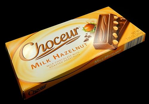 Choceur European Chocolate Nut Milk Chocolate with Roasted Hazelnut, 7.05-Ounce
