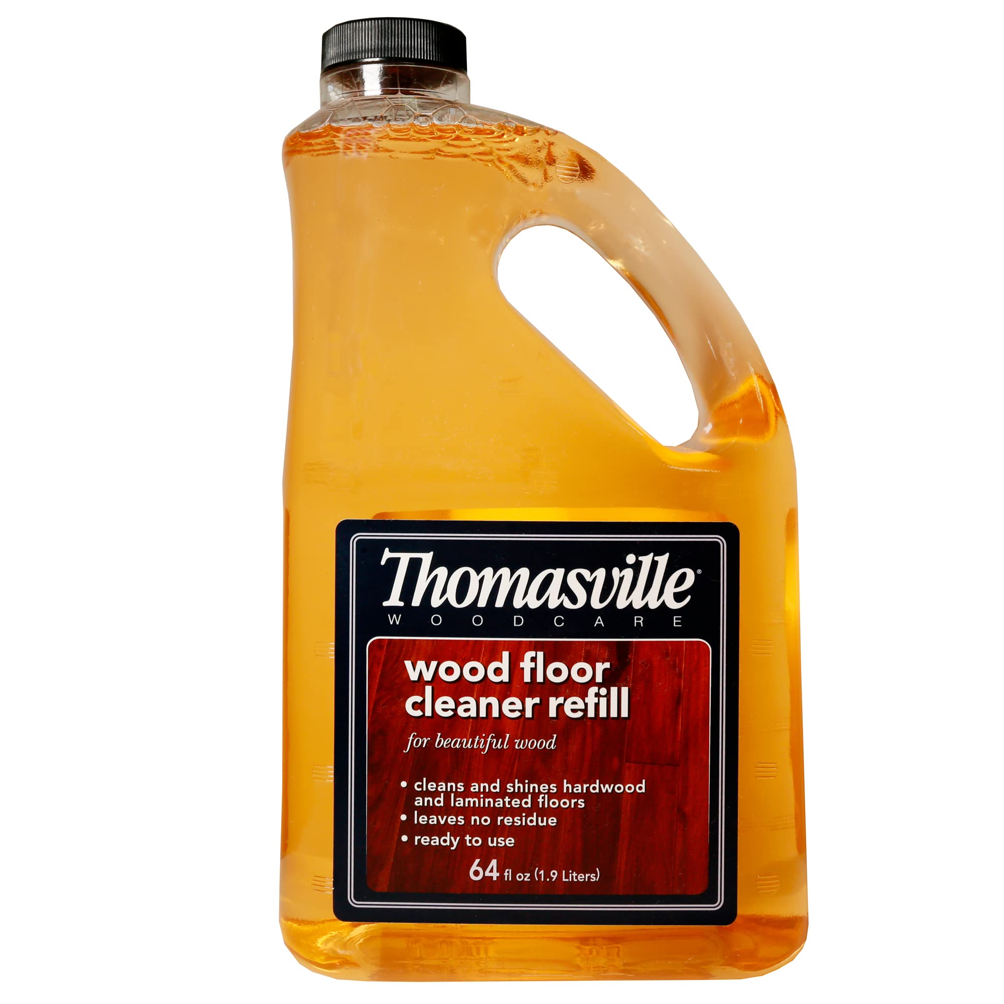 THOMASVILLE WOOD FLOOR CLEANER REFILL - Multisurface Wood Cleaner and Polish Furniture Quick Shine Restorer Protector Kitchen Cabinets Surface Cleaner