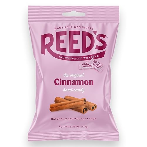 Reed’s Individually Wrapped Cinnamon Candy | Traditional Cinnamon Hard Candy | Reed’s Classic Spiced Hard Cinnamon Candy Brought To You By Iconic