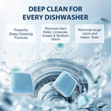 Washing Machine Cleaner Tablets 24 Pack - Deep Cleaning & Descaler for HE Front Load & Top Load Washers, Removes Odor, Residue & Pet Hair, Septic